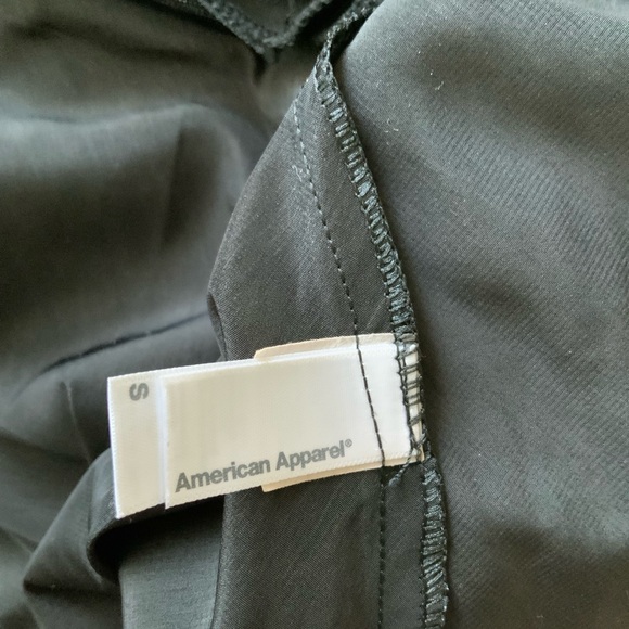 AMERICAN APPAREL Midi Flare Black High Waist Fully Lined Skirt Women’s SZ XS 24” - Picture 10 of 16